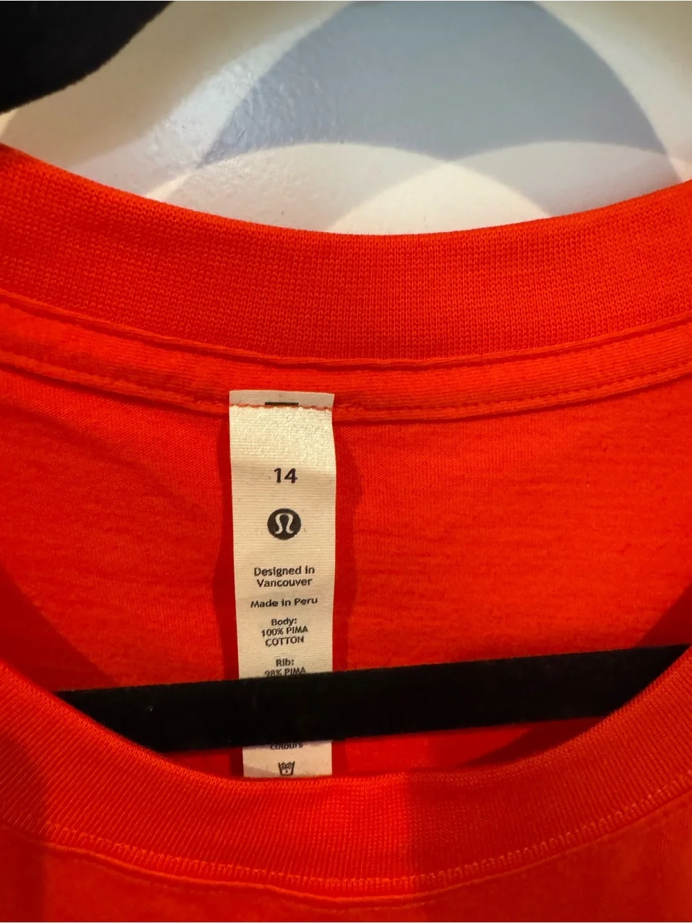 lululemon athletica Men's Long-Sleeve Crew in Bright Red